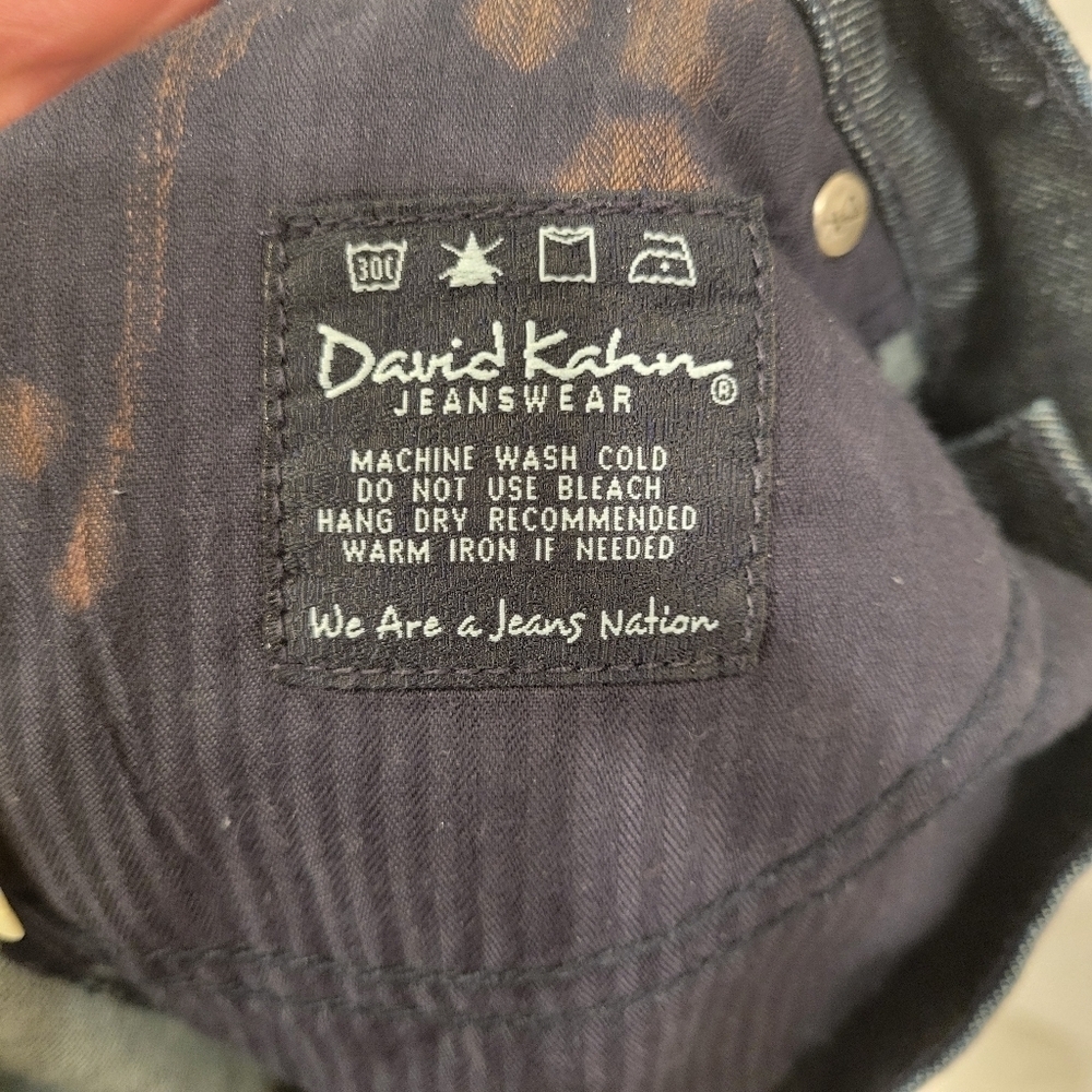 DAVID KAHN Dark Wash Jeans  Size 28  - Picture 6 of 7